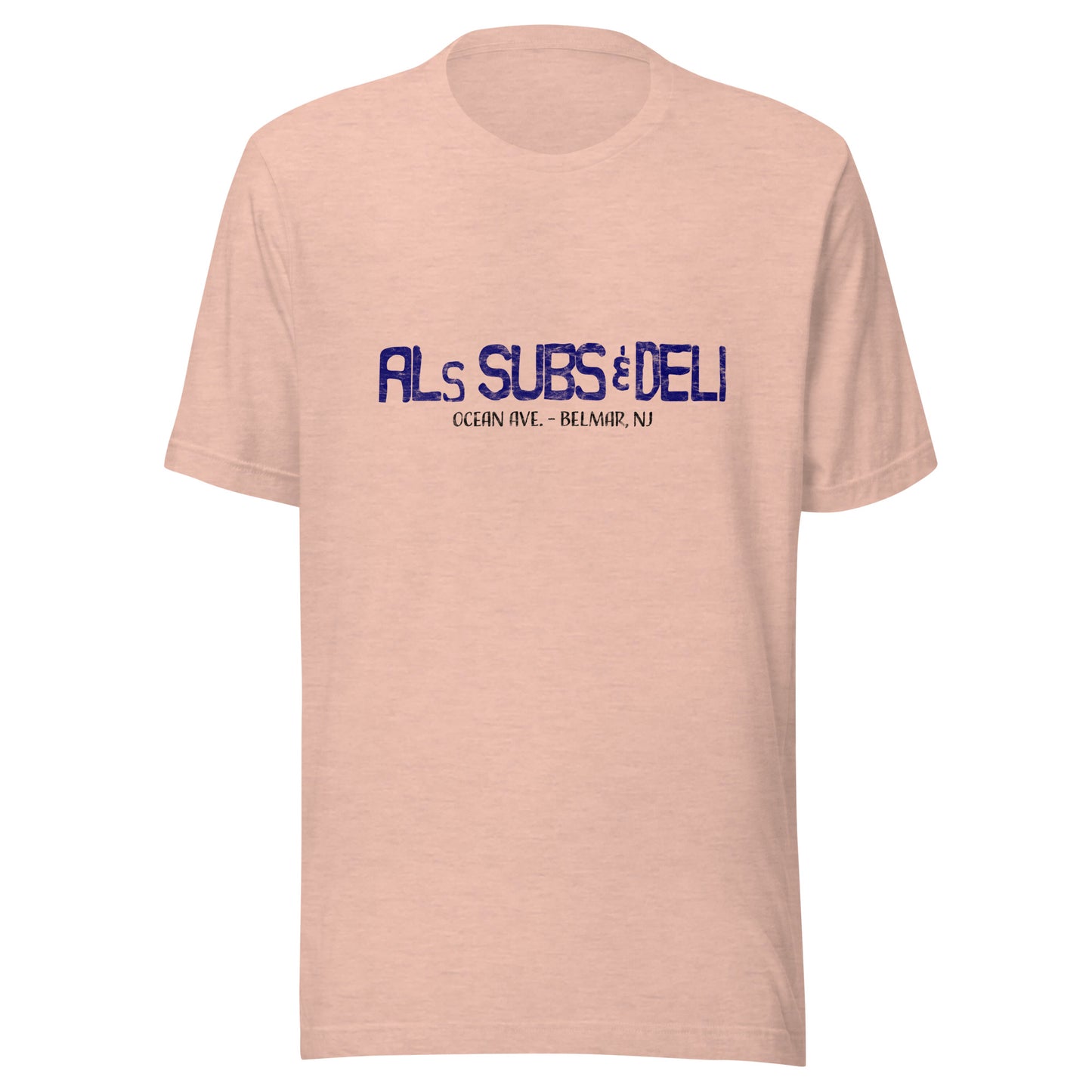 Al's Subs & Deli - BELMAR - Unisex t-shirt Heather Prism Peach