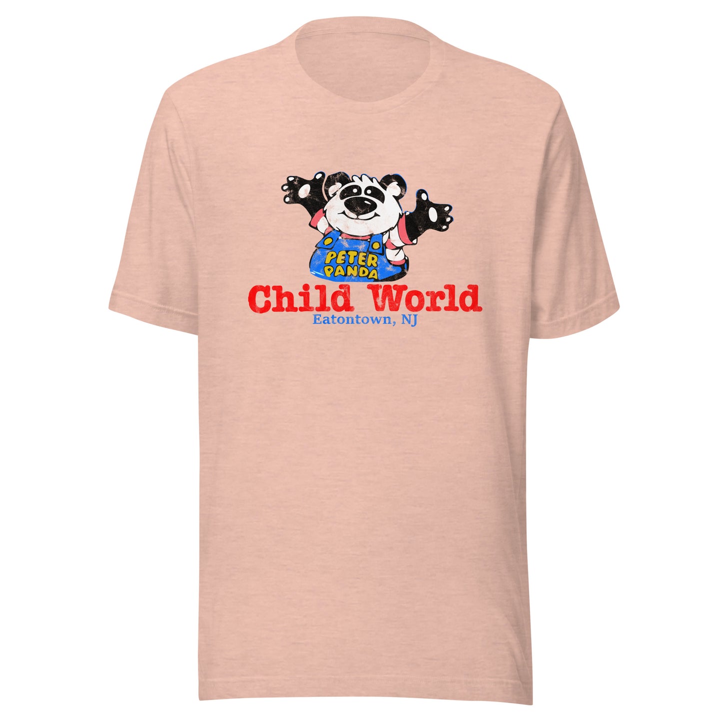 Child World - EATONTOWN - Unisex t-shirt Heather Prism Peach