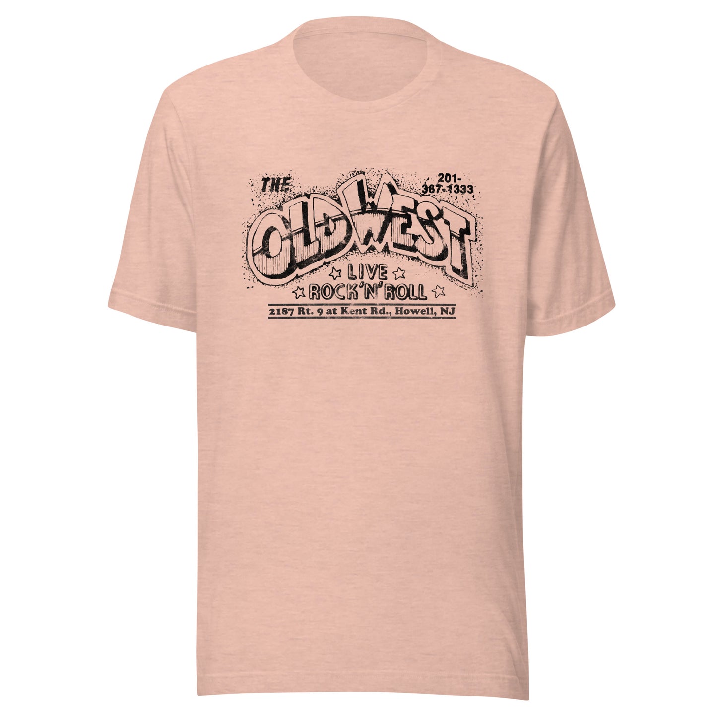 The Old West - HOWELL - Unisex t-shirt Heather Prism Peach