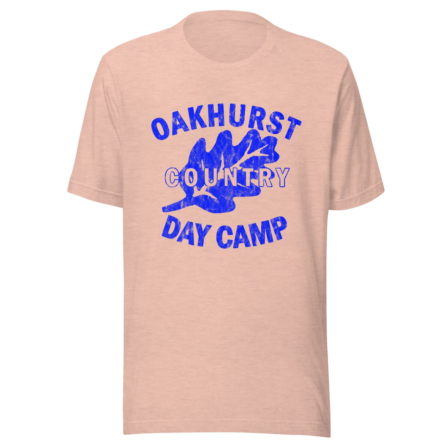 Oakhurst Country Day Camp - OCEAN - Unisex t-shirt Heather Prism Peach