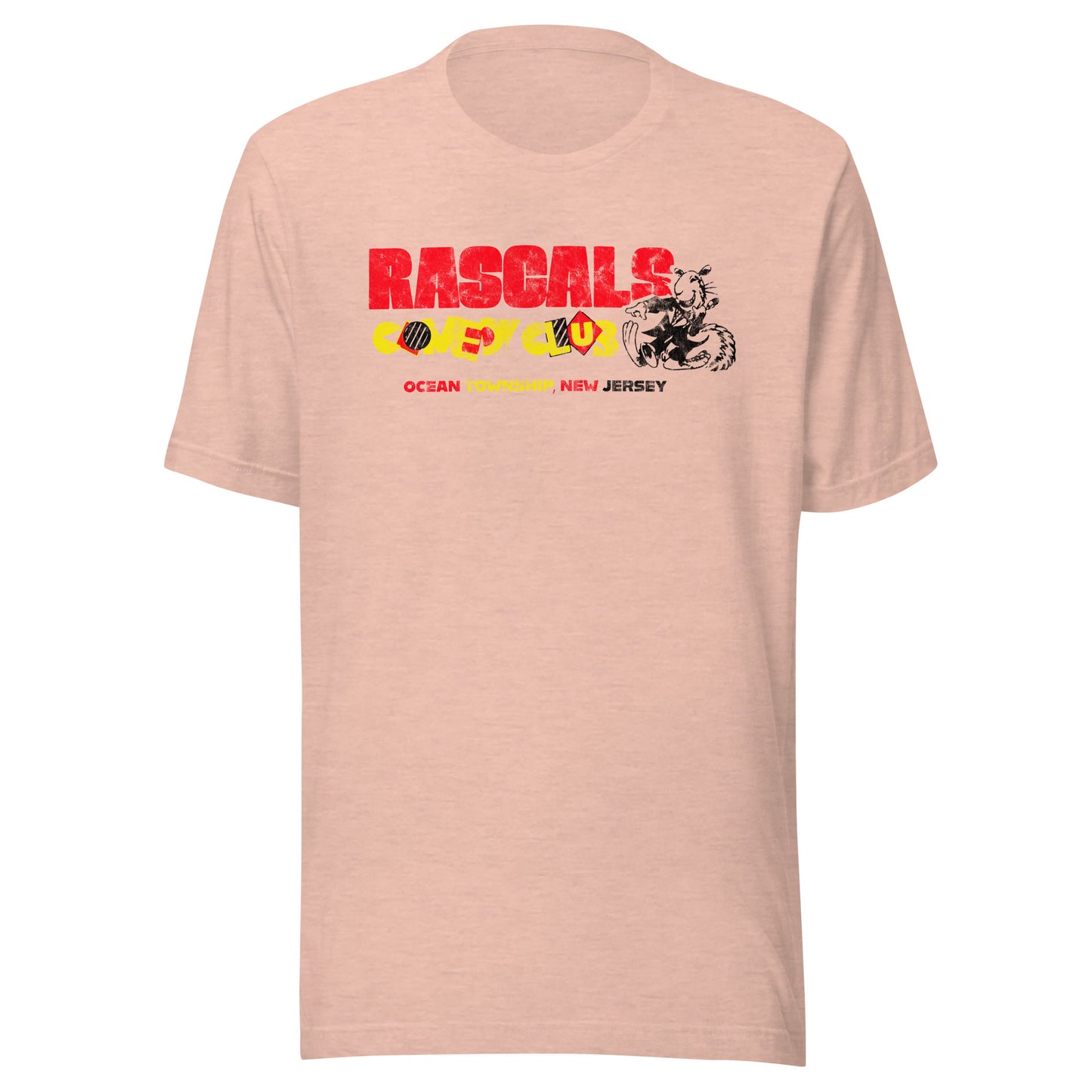 Rascals Comedy Club - OCEAN - Short sleeve t-shirt Heather Prism Peach
