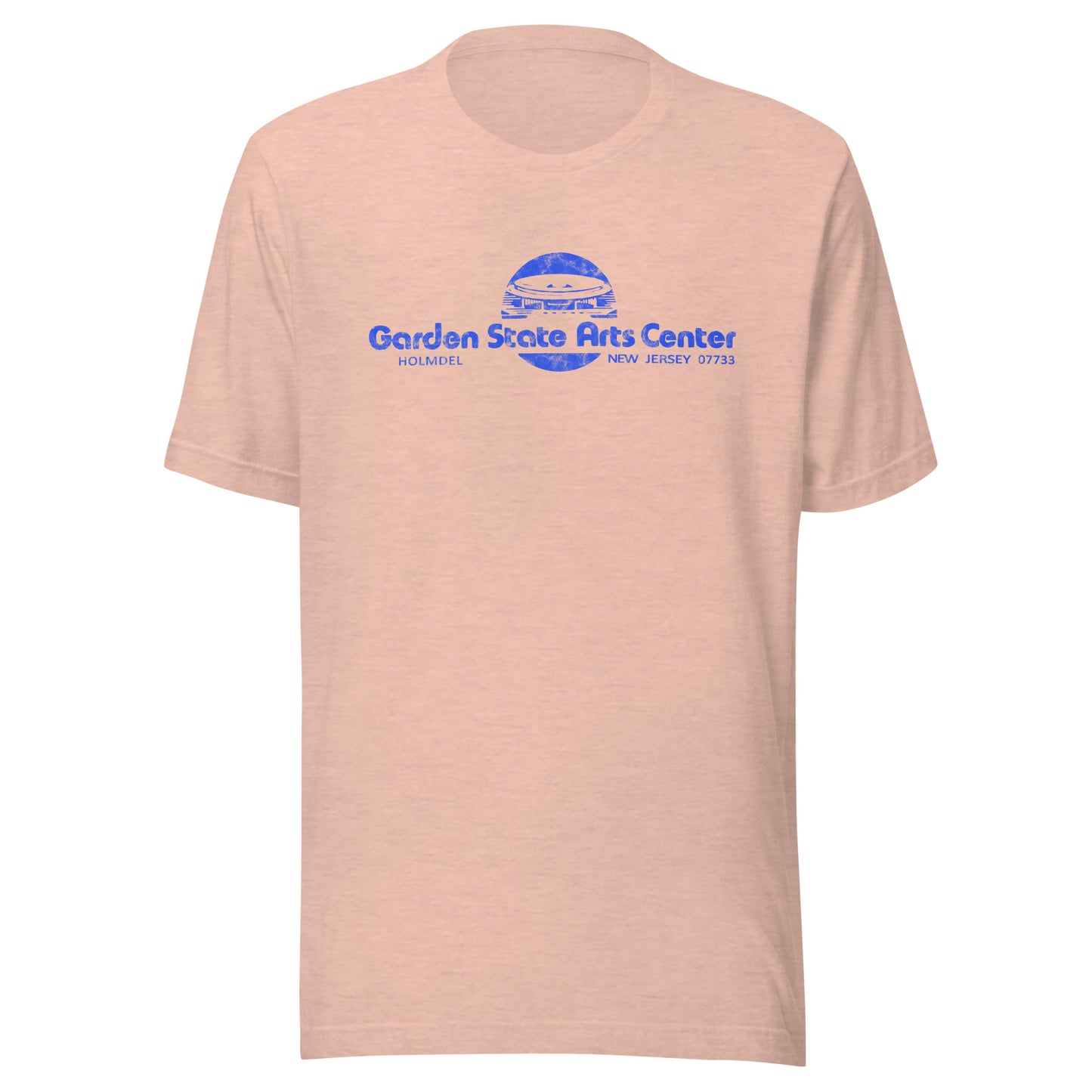Garden State Arts Center - HOLMDEL - Unisex t-shirt Heather Prism Peach