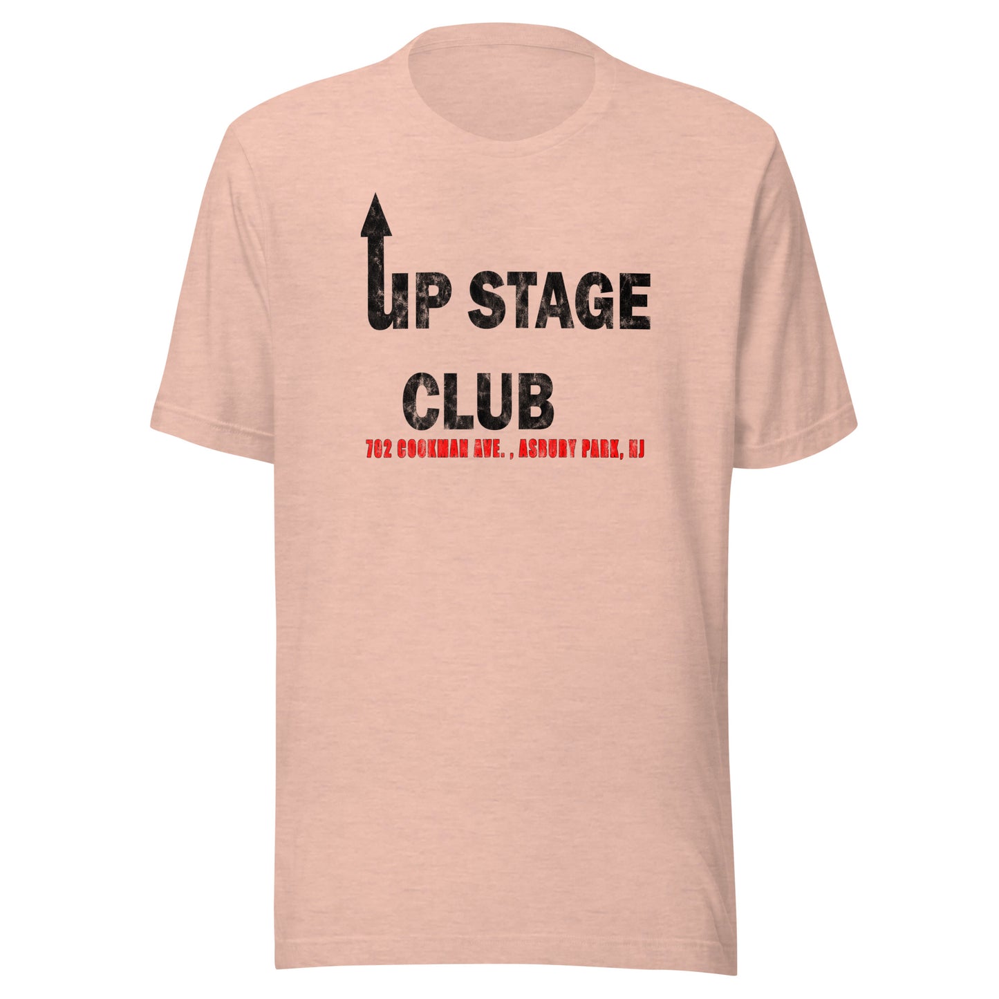 Upstage Club - ASBURY PARK - Unisex t-shirt Heather Prism Peach