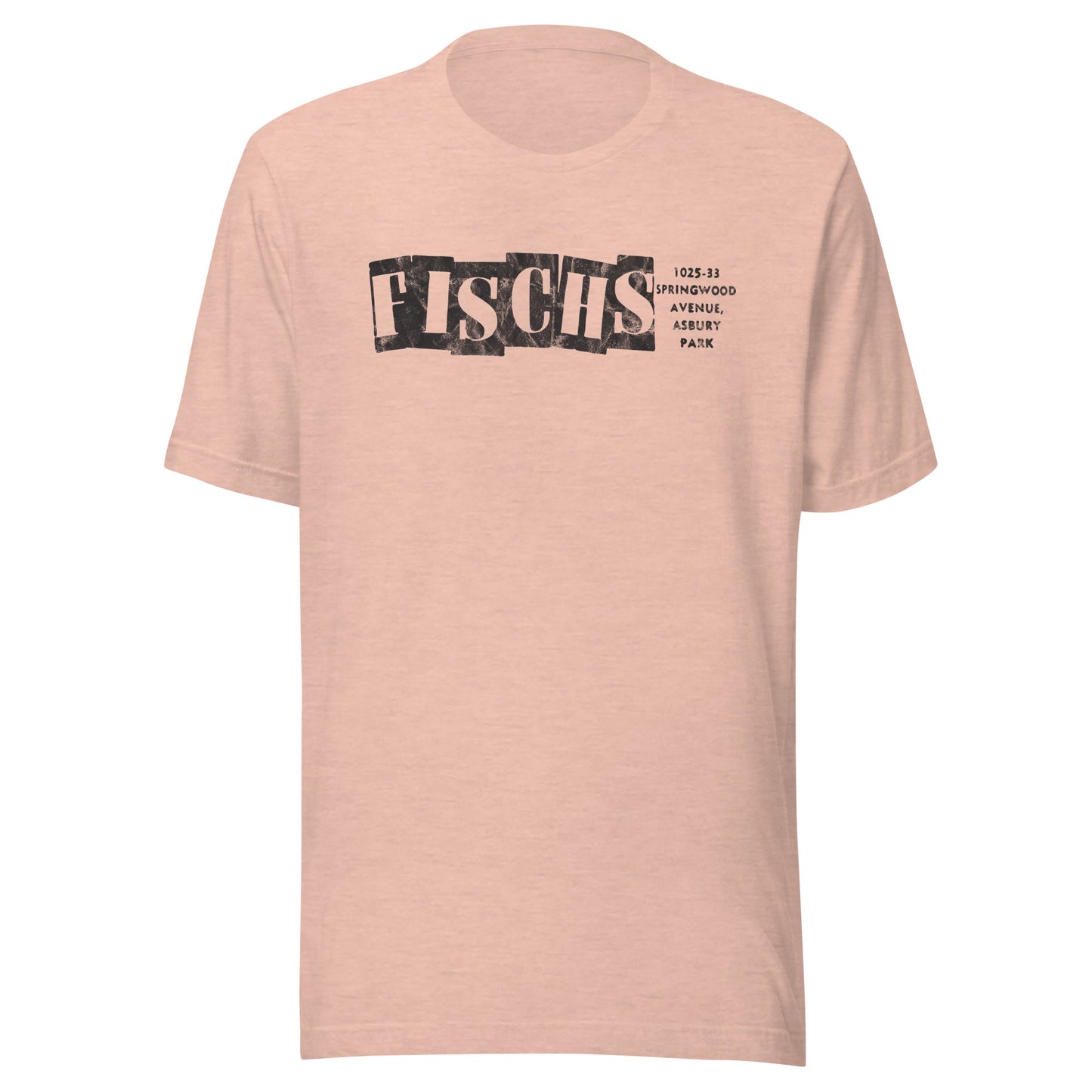 Fisch's - ASBURY PARK - Unisex t-shirt Heather Prism Peach