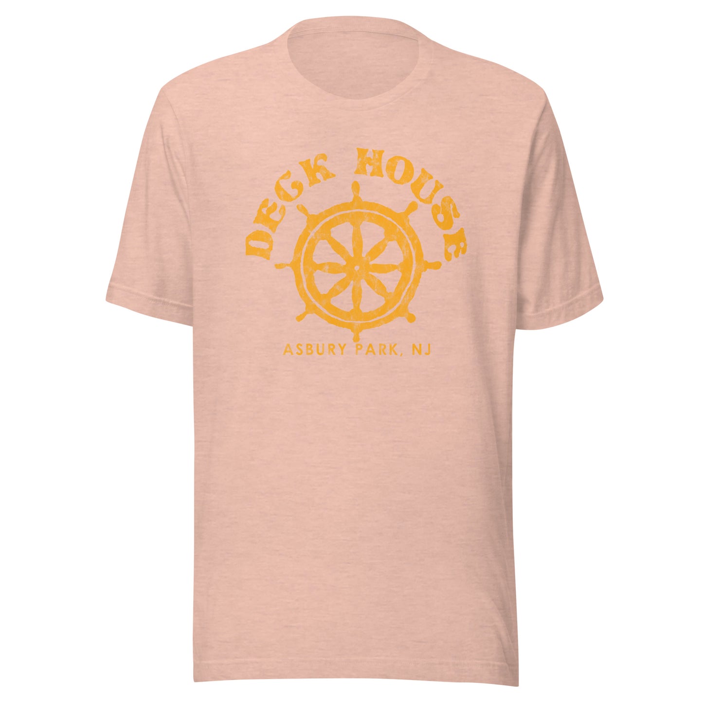 Deck House - ASBURY PARK - Unisex t-shirt Heather Prism Peach