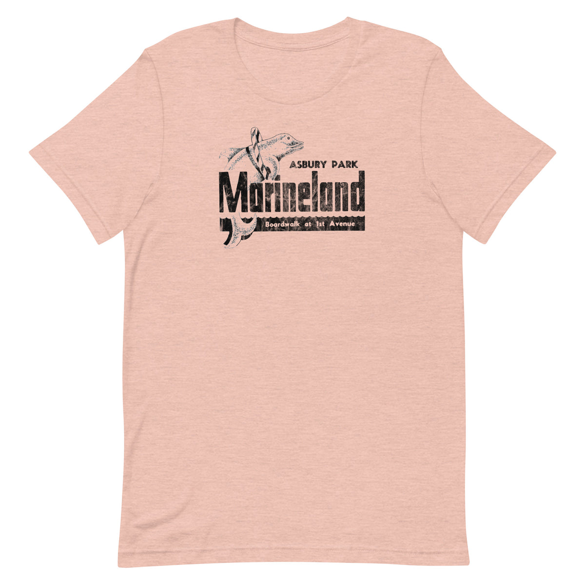 Marineland - ASBURY PARK - Unisex t-shirt Heather Prism Peach L
