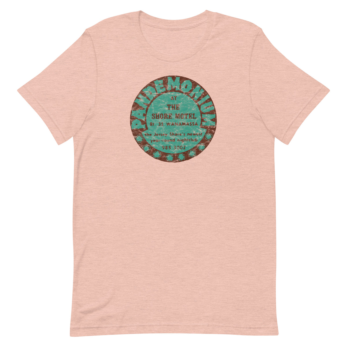 Pandemonium (at the Shore Motel) - WANAMASSA - Unisex t-shirt