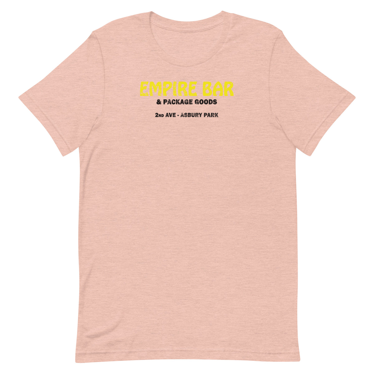 Empire Bar - ASBURY PARK - Unisex t-shirt Heather Prism Peach L