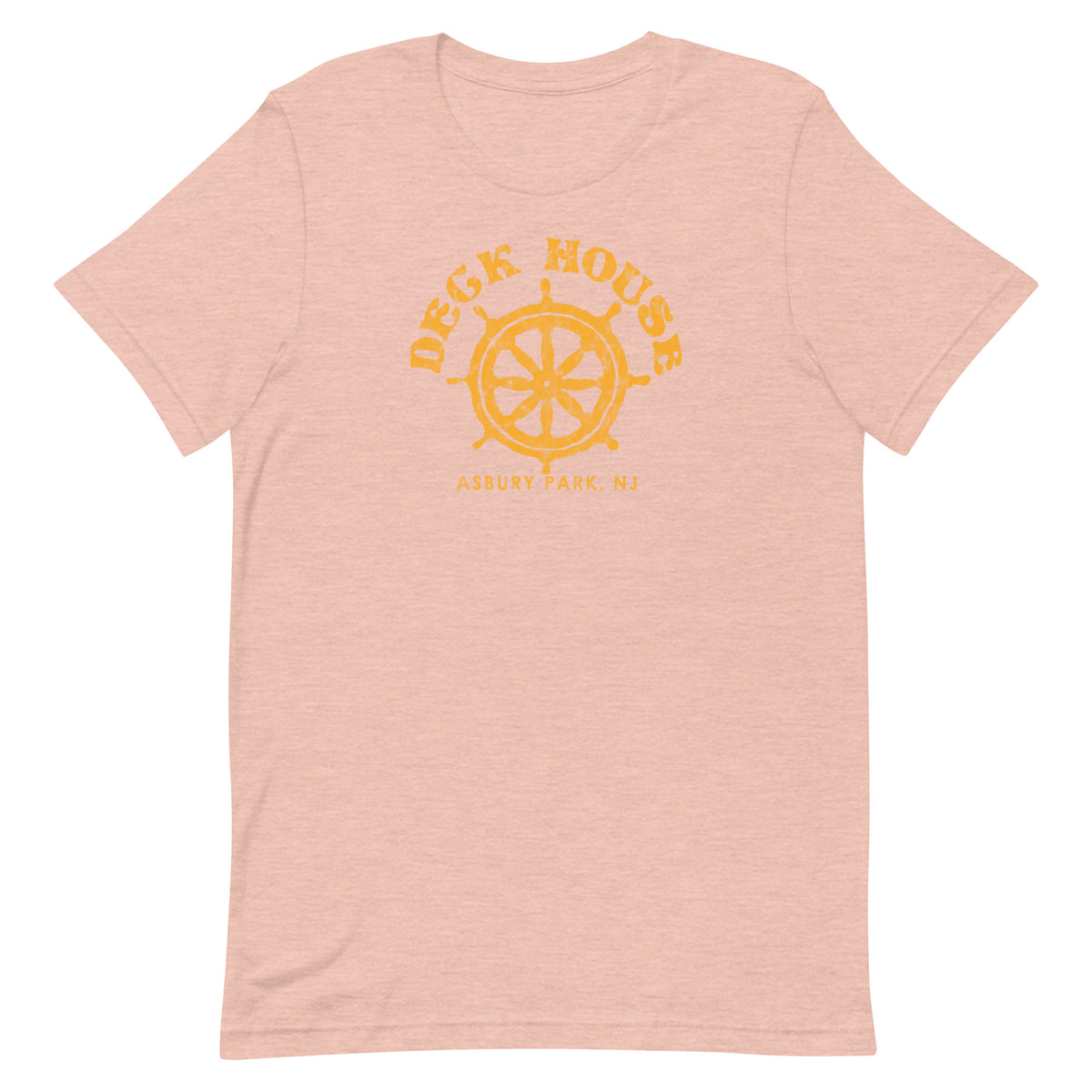 Deck House - ASBURY PARK - Unisex t-shirt Heather Prism Peach L