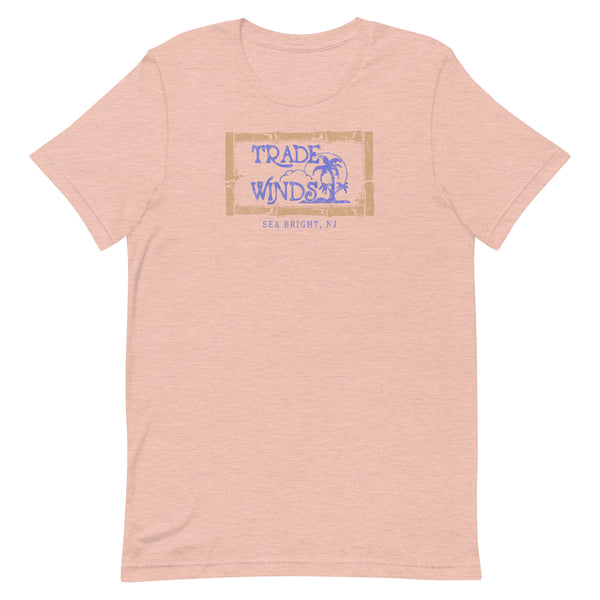 Tradewinds Nightclub - SEA BRIGHT - Unisex t-shirt Heather Prism Peach L