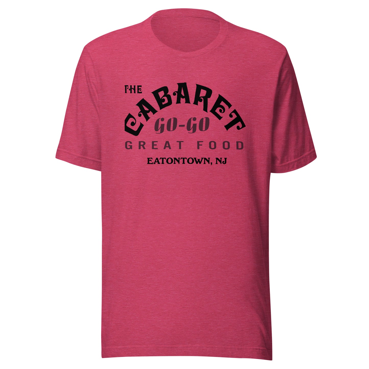 The Cabaret Go-Go Bar - EATONTOWN - Unisex t-shirt Heather Raspberry