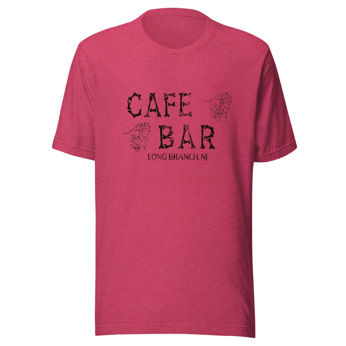 Cafe Bar - LONG BRANCH - Unisex t-shirt Heather Raspberry