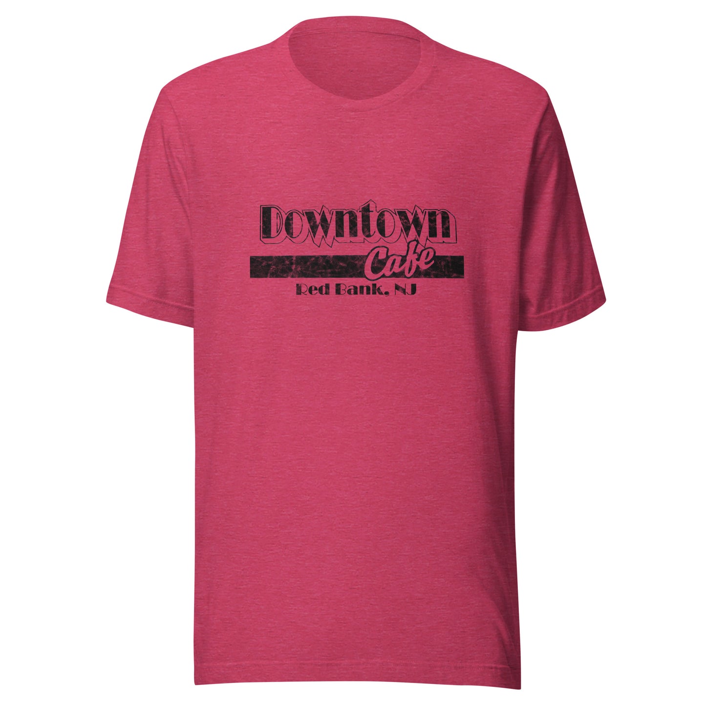 Downtown Cafe - RED BANK - Unisex t-shirt Heather Raspberry