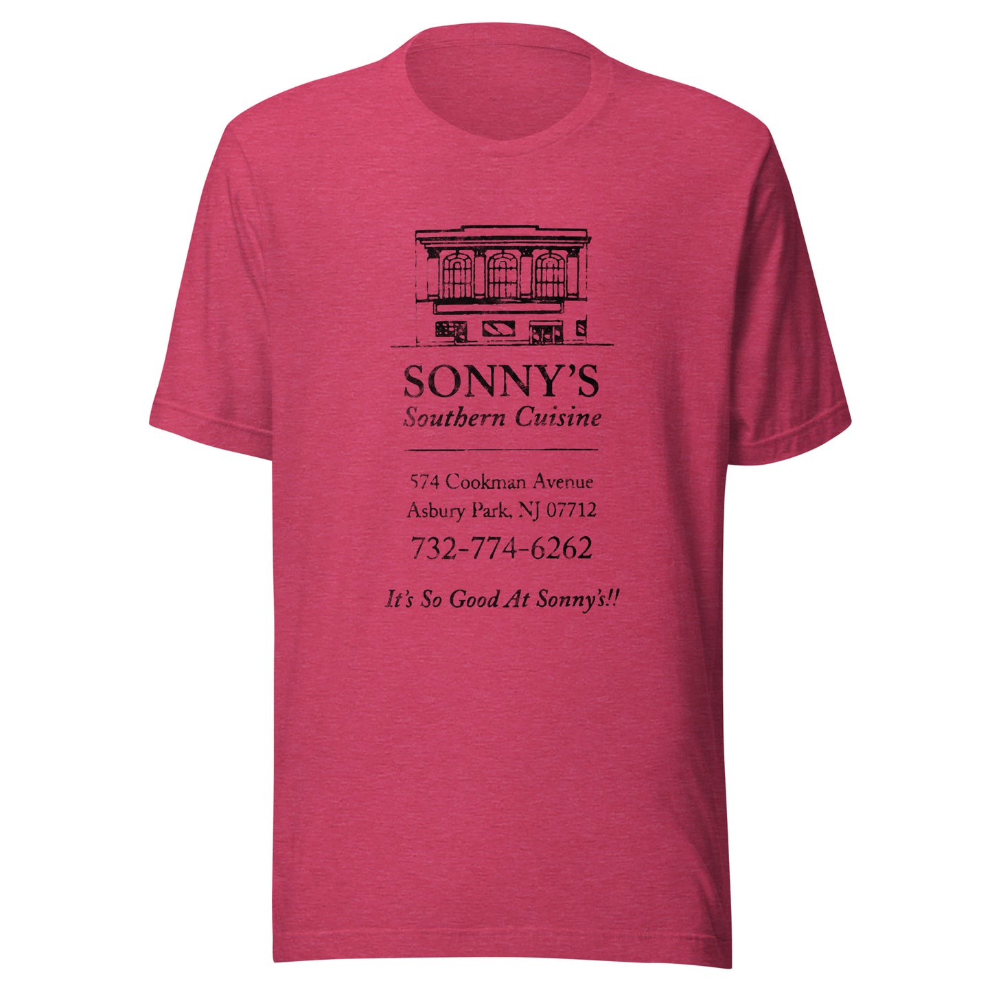 Sonny's Southern Cuisine - ASBURY PARK - Unisex t-shirt Heather Raspberry