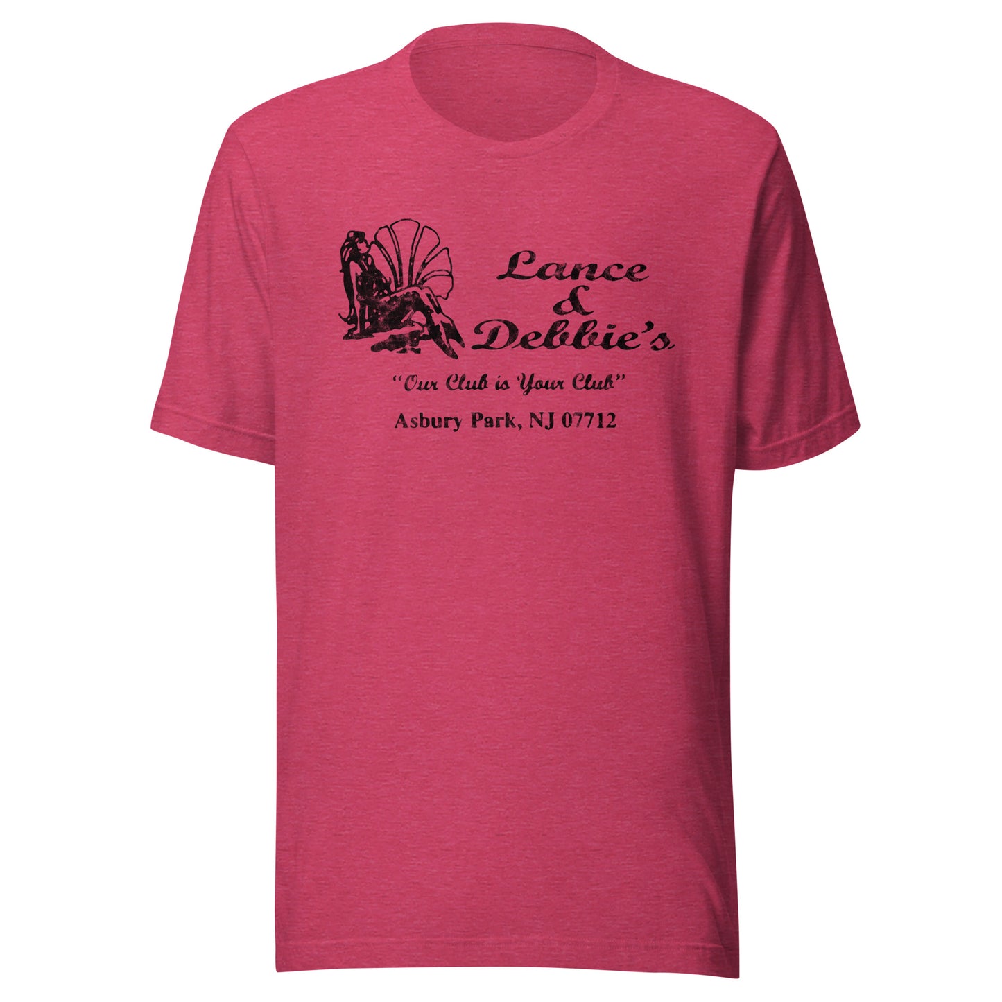 Lance & Debbie's - ASBURY PARK - Unisex t-shirt Heather Raspberry