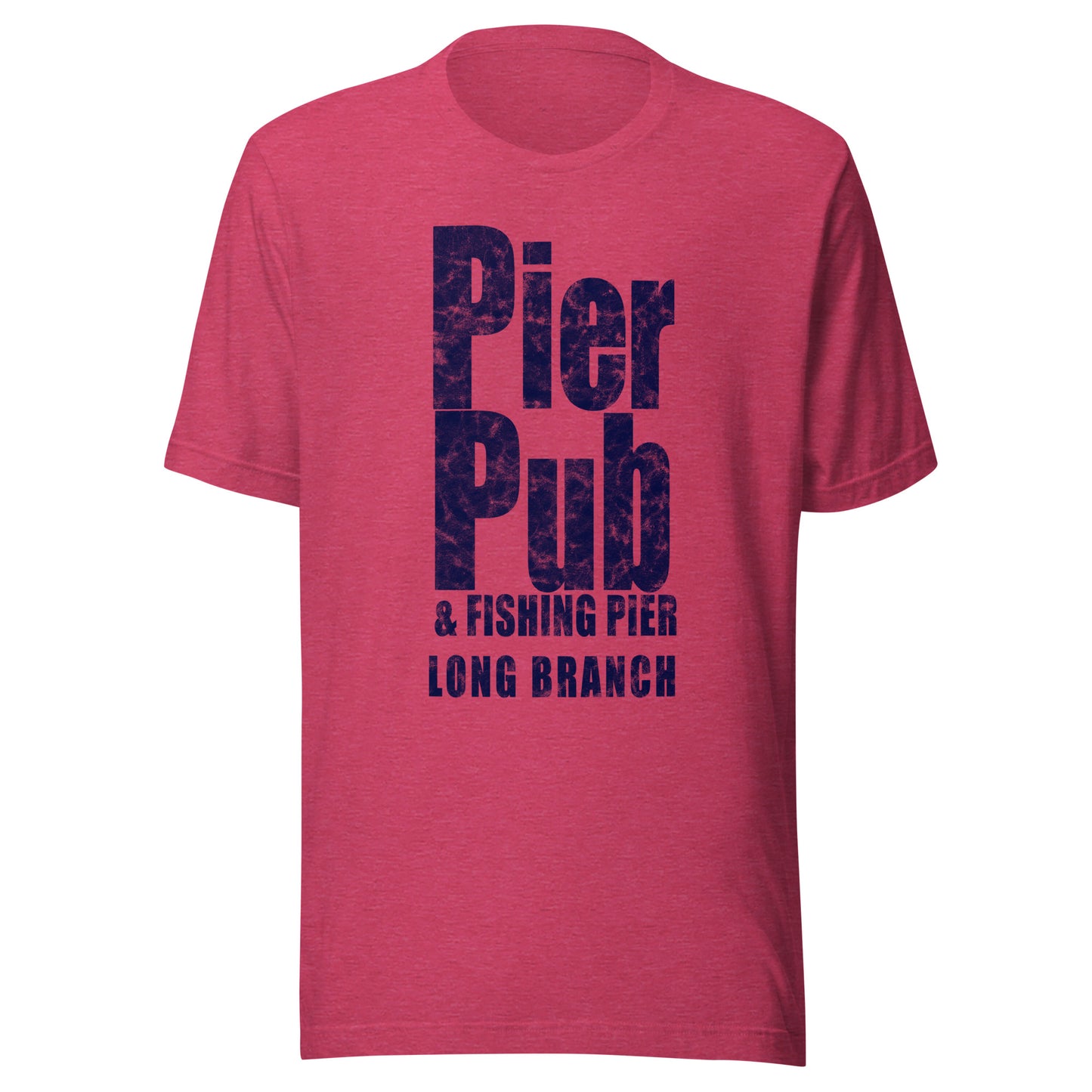 Pier Pub - LONG BRANCH - Unisex t-shirt Heather Raspberry