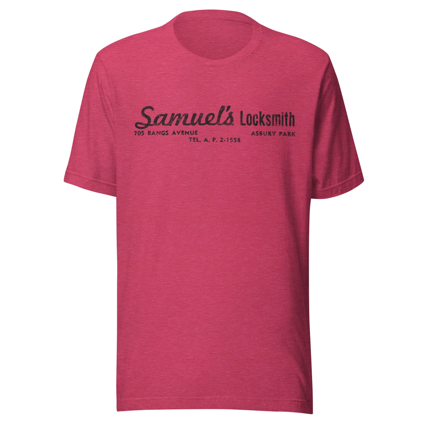 Samuel's Locksmith - ASBURY PARK - Unisex t-shirt Heather Raspberry