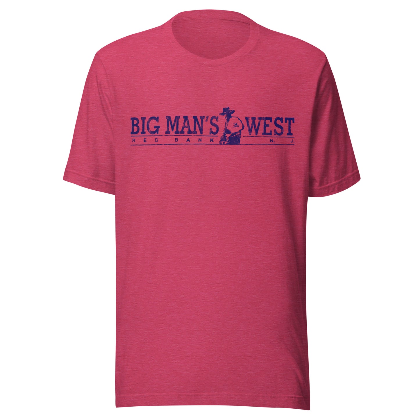 Big Man's West - RED BANK - Short sleeve t-shirt Heather Raspberry
