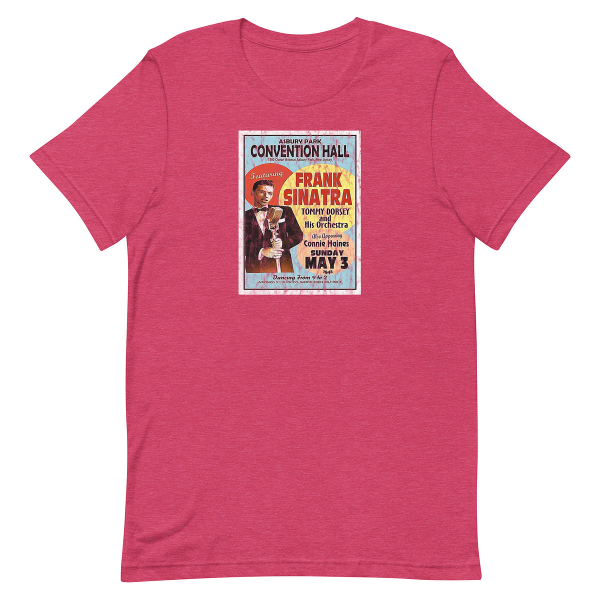 Sinatra at Convention Hall - ASBURY PARK - Unisex t-shirt