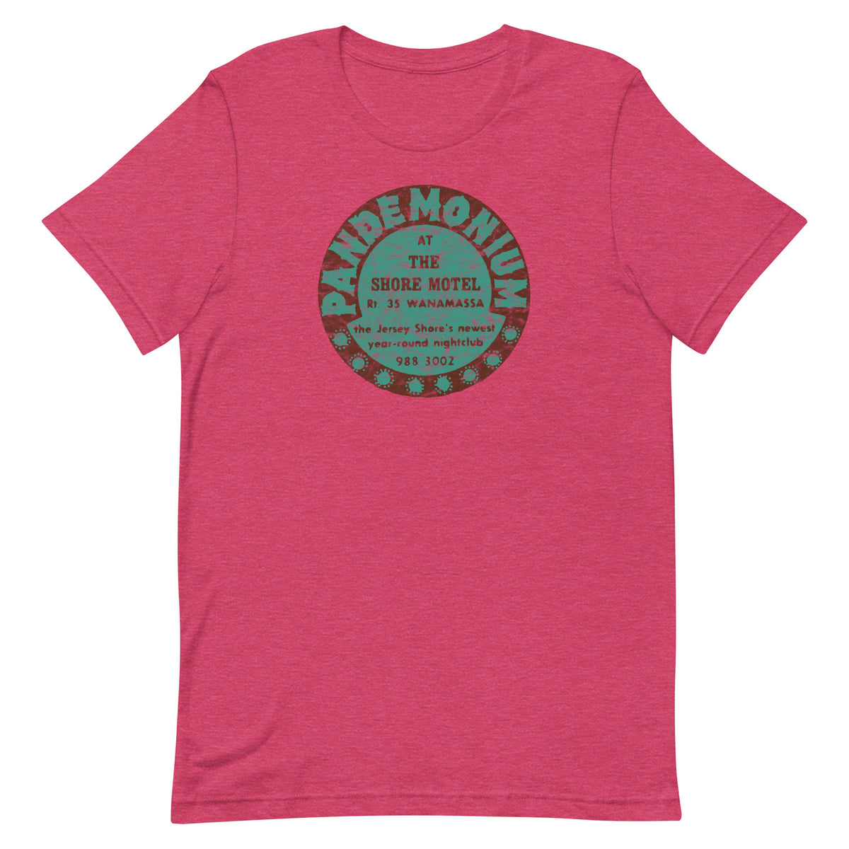 Pandemonium (at the Shore Motel) - WANAMASSA - Unisex t-shirt