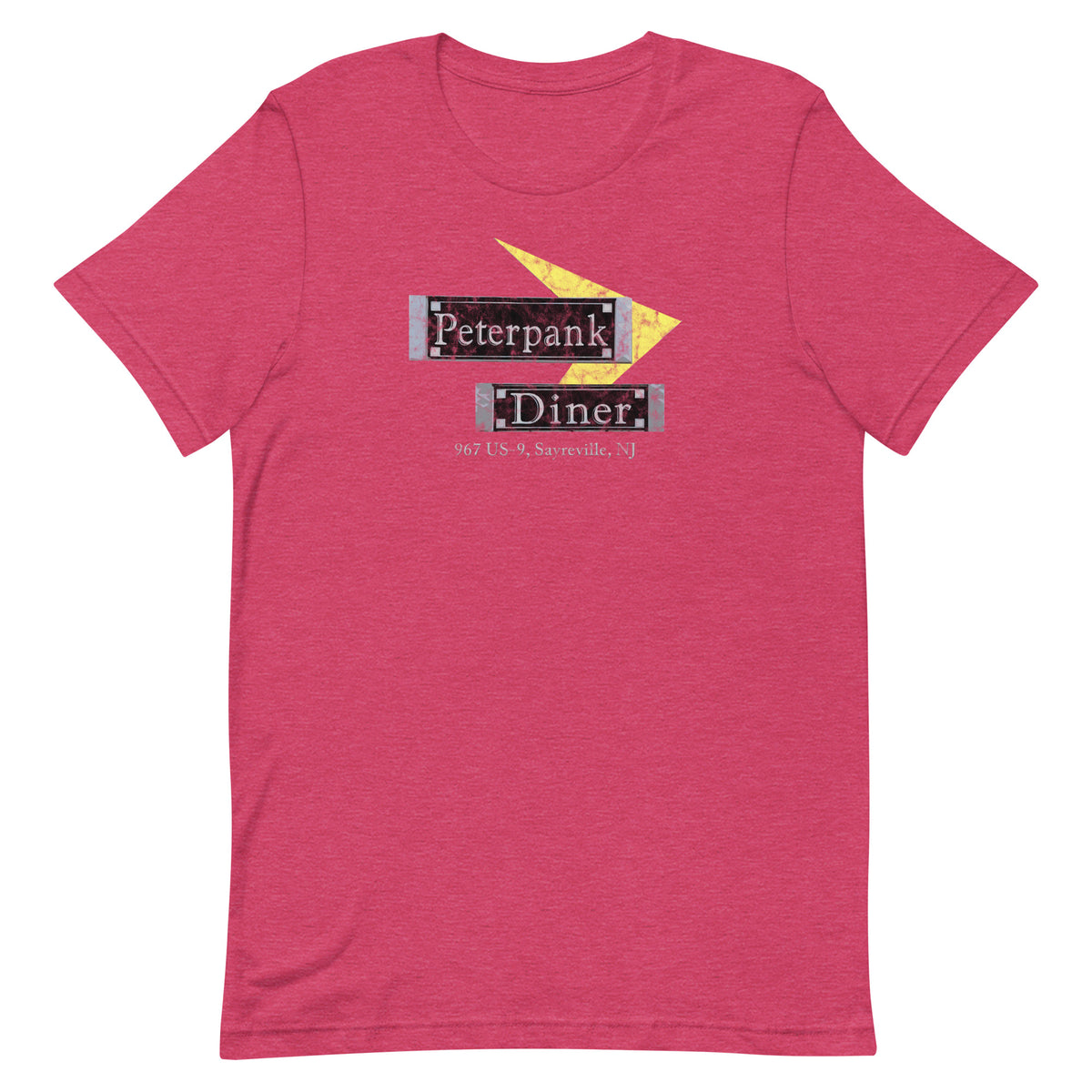 Peter Pank Diner - SAYREVILLE - Unisex t-shirt Heather Raspberry