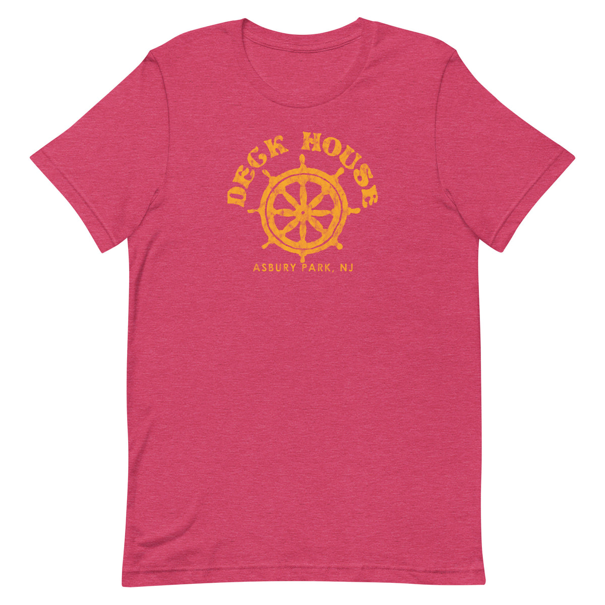 Deck House - ASBURY PARK - Unisex t-shirt Heather Raspberry