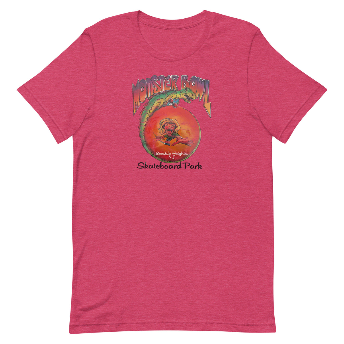 Monster Bowl Skateboard Park - SEASIDE HEIGHTS - Unisex t-shirt