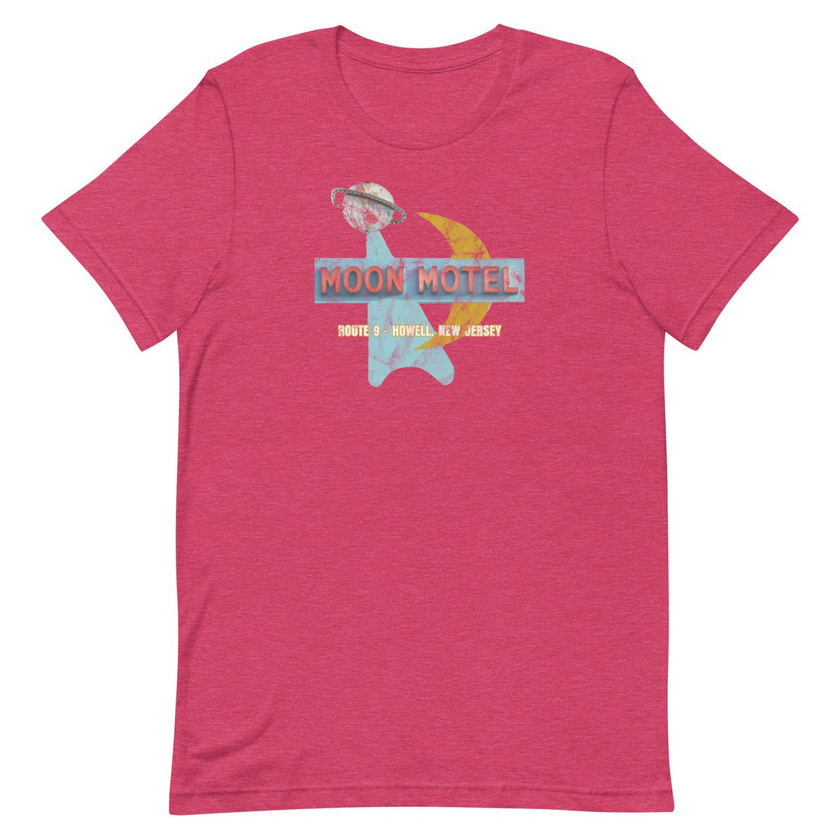 Moon Motel - HOWELL - Unisex t-shirt Heather Raspberry