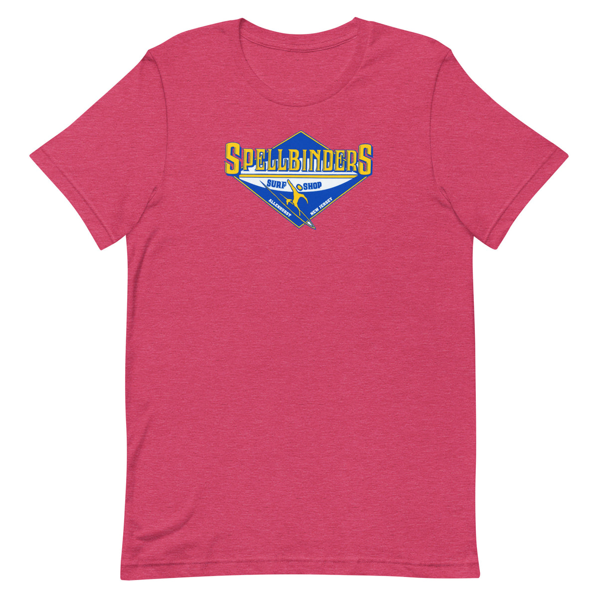 Spellbinder's Surf & Snow - ALLENHURST - Unisex t-shirt Heather Raspberry