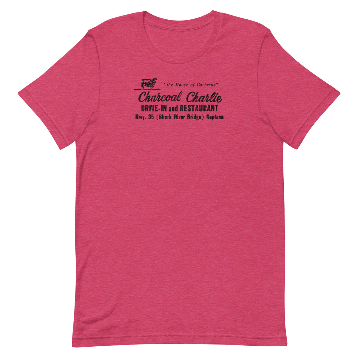 Charcoal Charlie - NEPTUNE - Unisex t-shirt Heather Raspberry