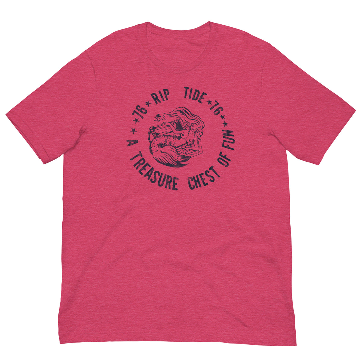 Frank's Rip-Tide Bar - POINT PLEASANT BEACH - Unisex t-shirt Heather Raspberry