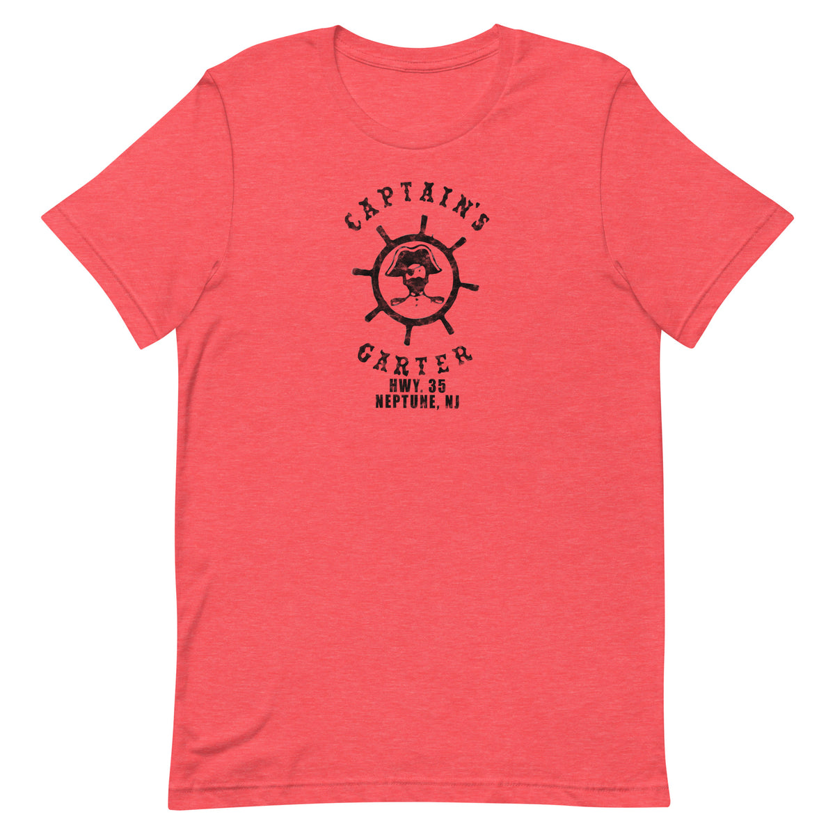 Captain's Garter - NEPTUNE - Unisex t-shirt Heather Red
