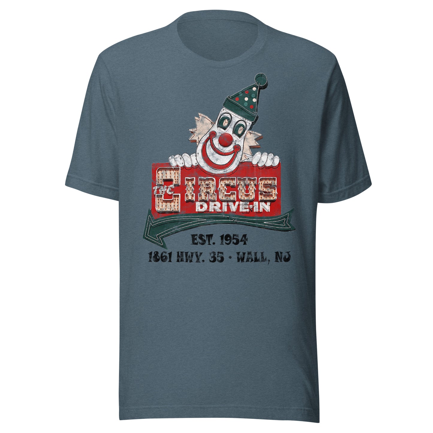 The Circus Drive-In - WALL - Short sleeve t-shirt Heather Slate