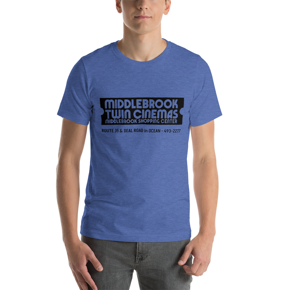 Middlebrook Twin Cinema - OCEAN - Unisex t-shirt Heather True Royal