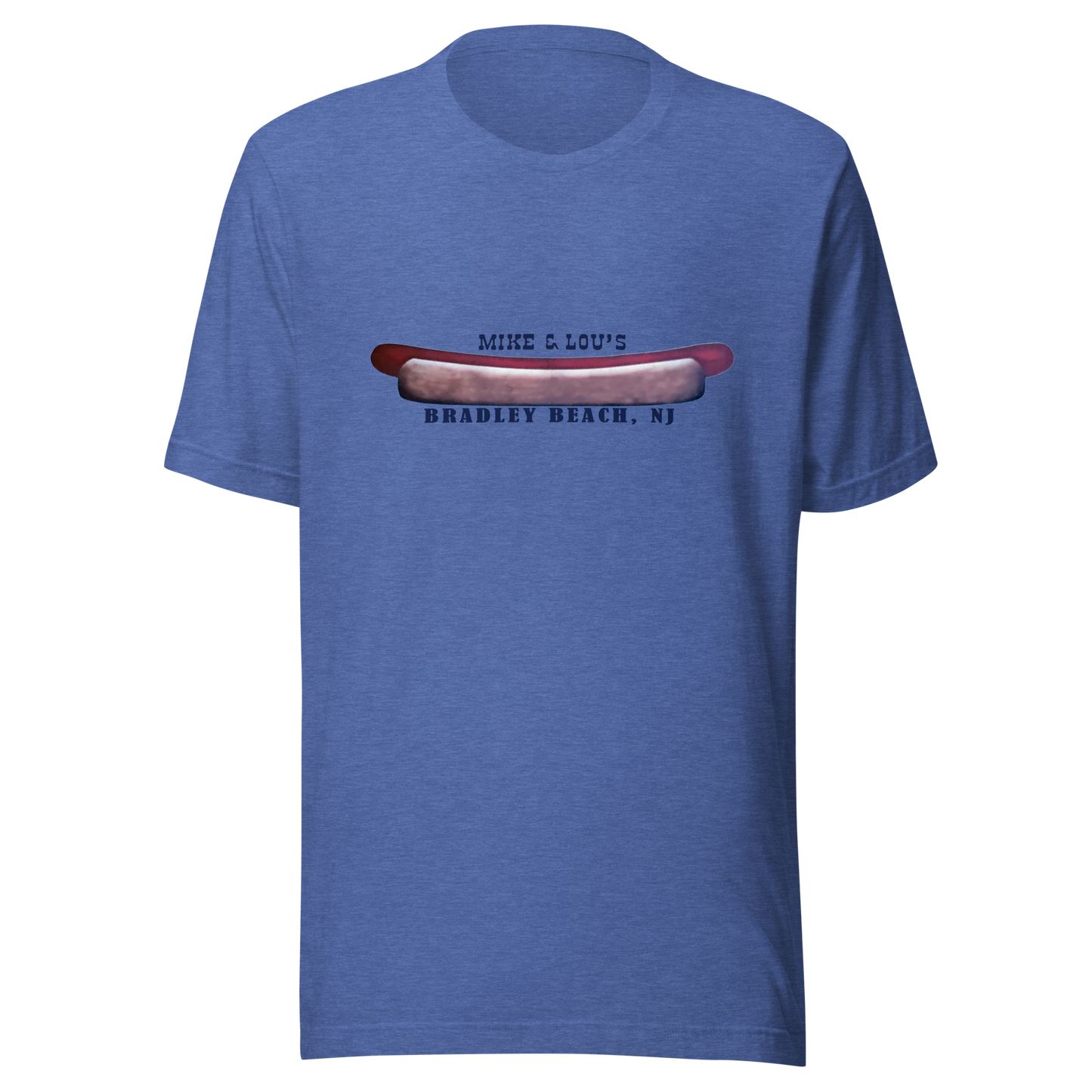 Mike & Lou's - BRADLEY BEACH - Unisex t-shirt Heather True Royal