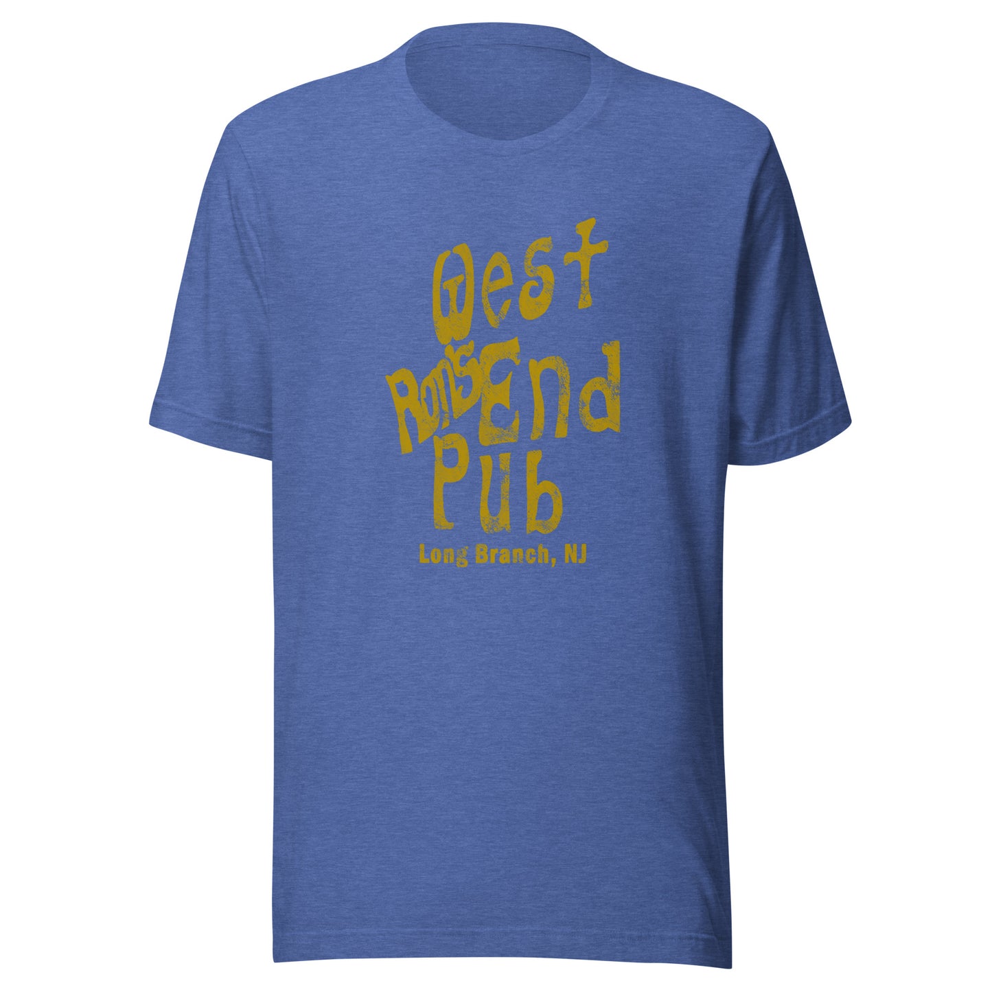 Ron's West End Pub - LONG BRANCH - Unisex t-shirt Heather True Royal