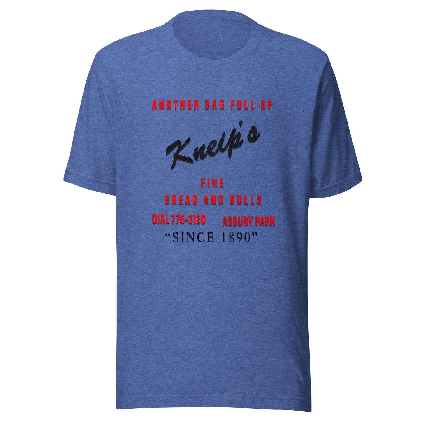 Kneip's Rolls - ASBURY PARK - Unisex t-shirt Heather True Royal