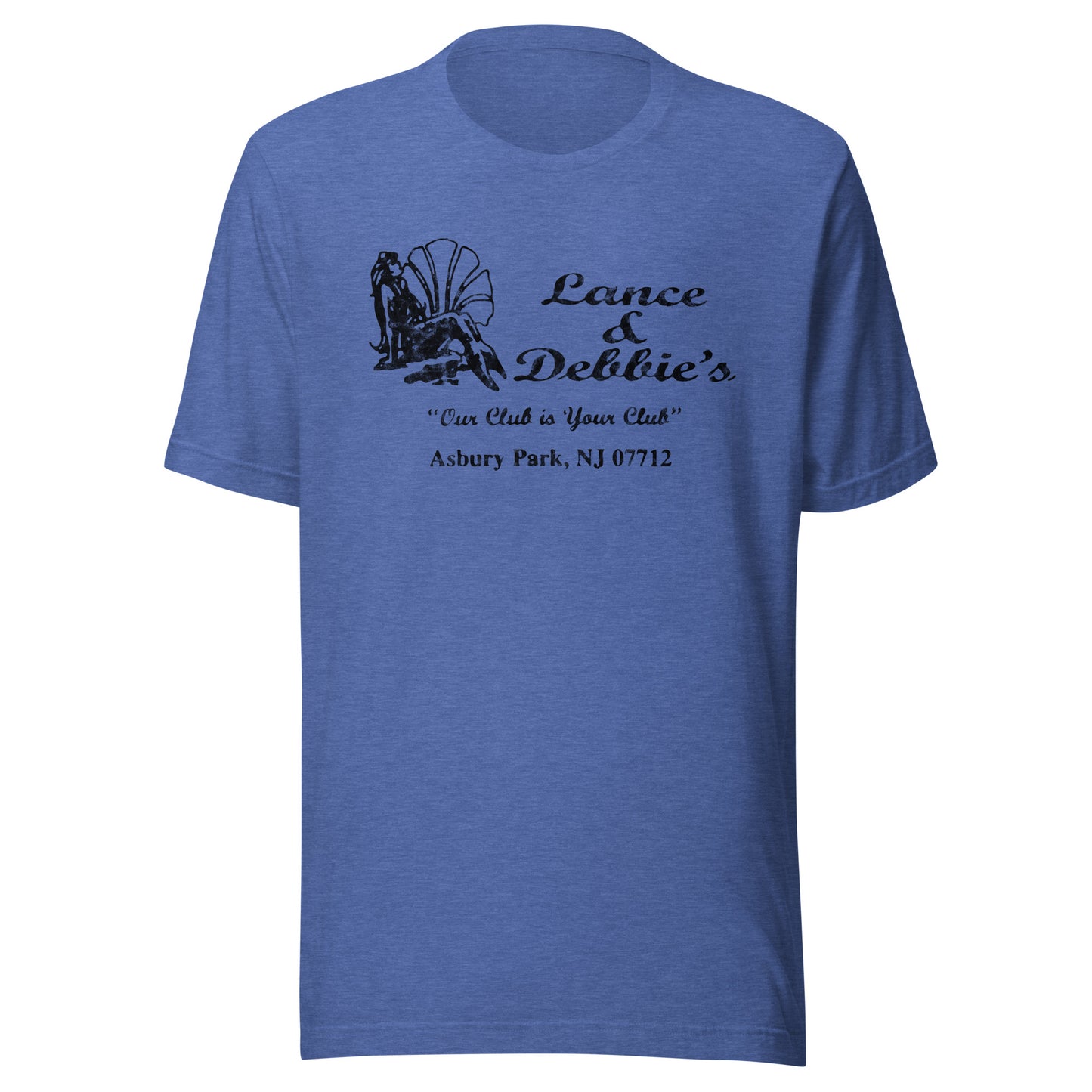 Lance & Debbie's - ASBURY PARK - Unisex t-shirt Heather True Royal
