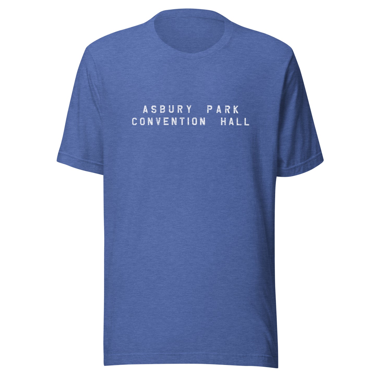 Convention Hall - ASBURY PARK - Unisex t-shirt Heather True Royal