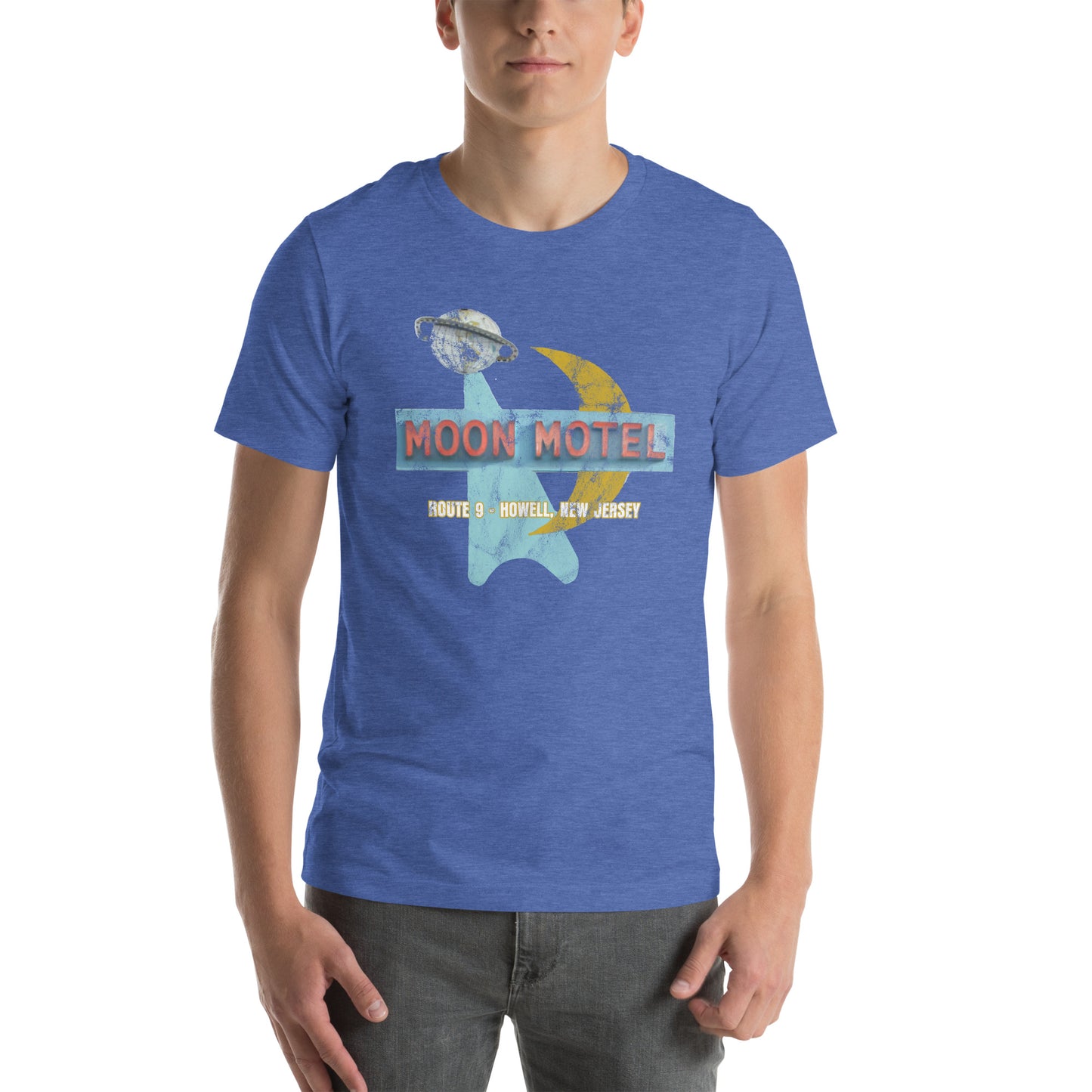 Moon Motel - HOWELL - Unisex t-shirt Heather True Royal