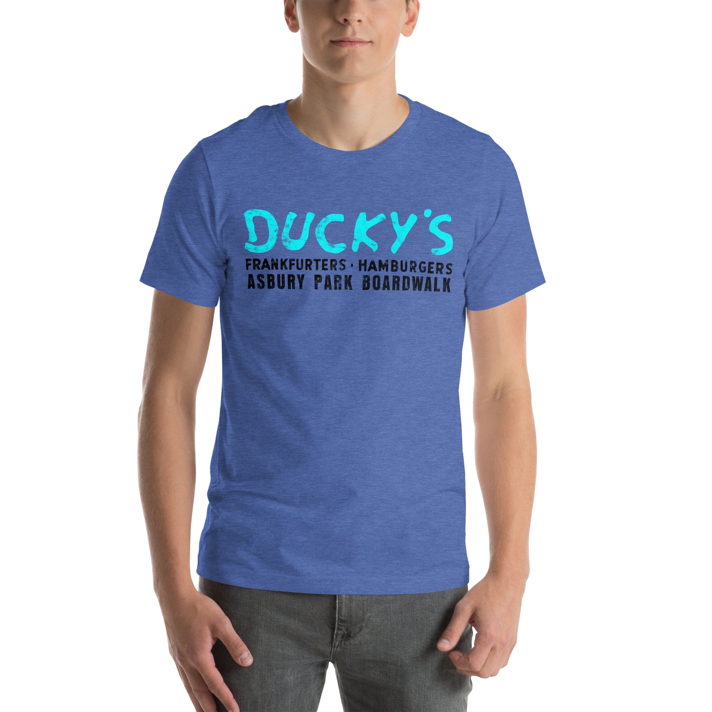 Ducky's - ASBURY PARK - Unisex t-shirt Heather True Royal