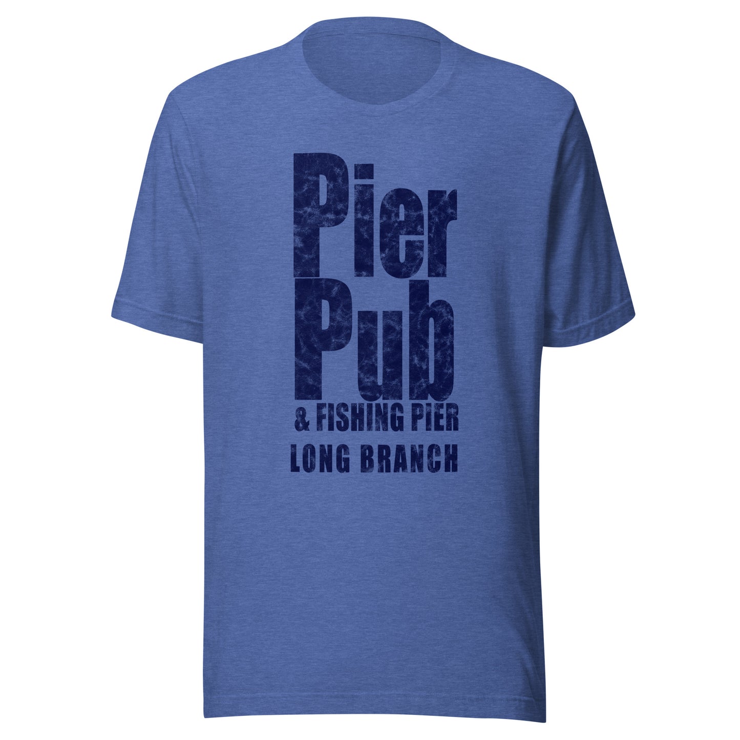 Pier Pub - LONG BRANCH - Unisex t-shirt Heather True Royal
