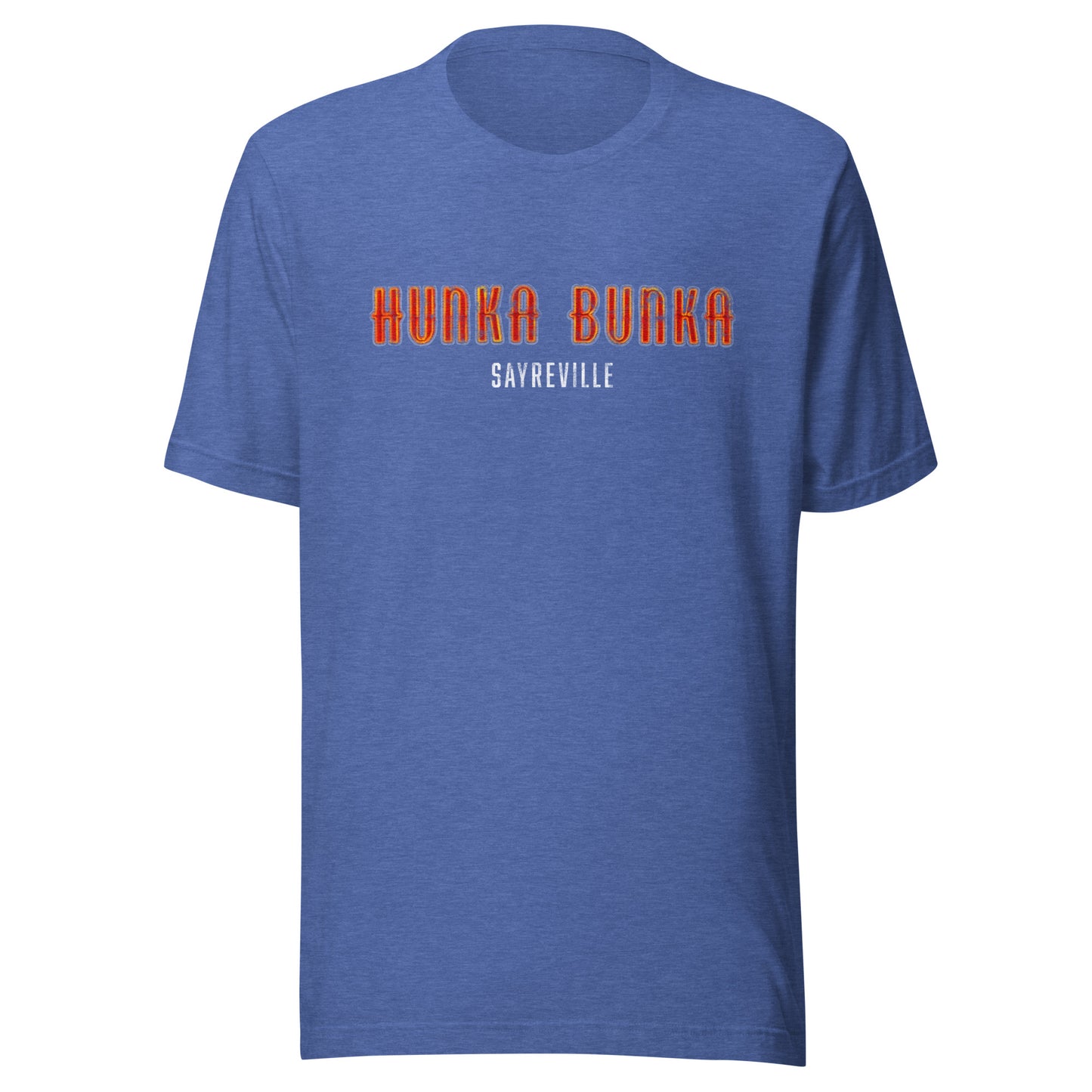 HUNKA BUNKA - SAYREVILLE - Short sleeve t-shirt Heather True Royal