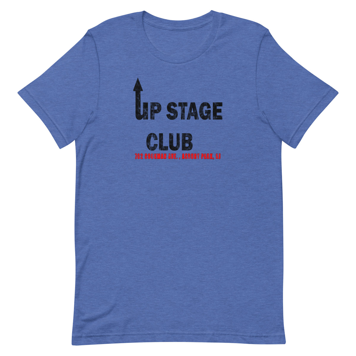 Upstage Club - ASBURY PARK - Unisex t-shirt Heather True Royal