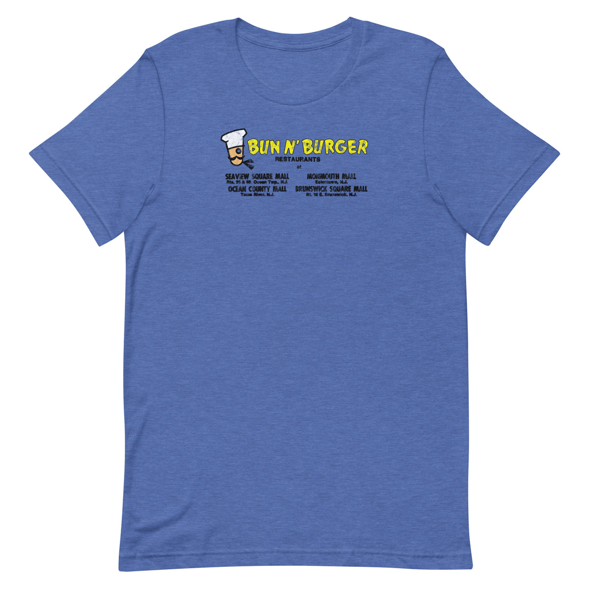 Bun N' Burger - EATONTOWN / OCEAN / TOMS RIVER - Unisex t-shirt