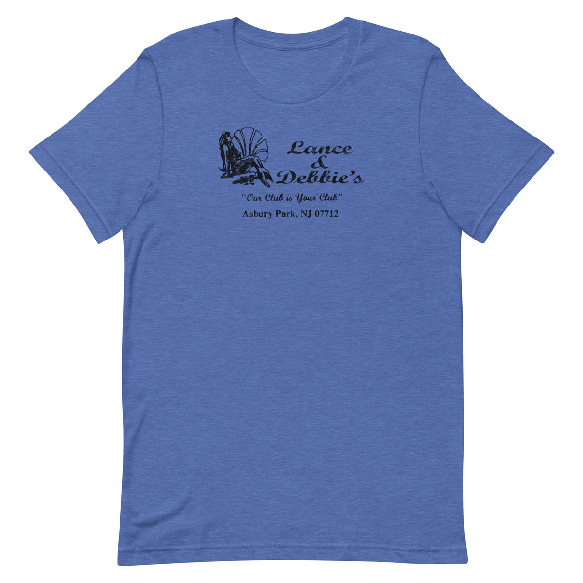 Lance & Debbie's - ASBURY PARK - Unisex t-shirt Heather True Royal