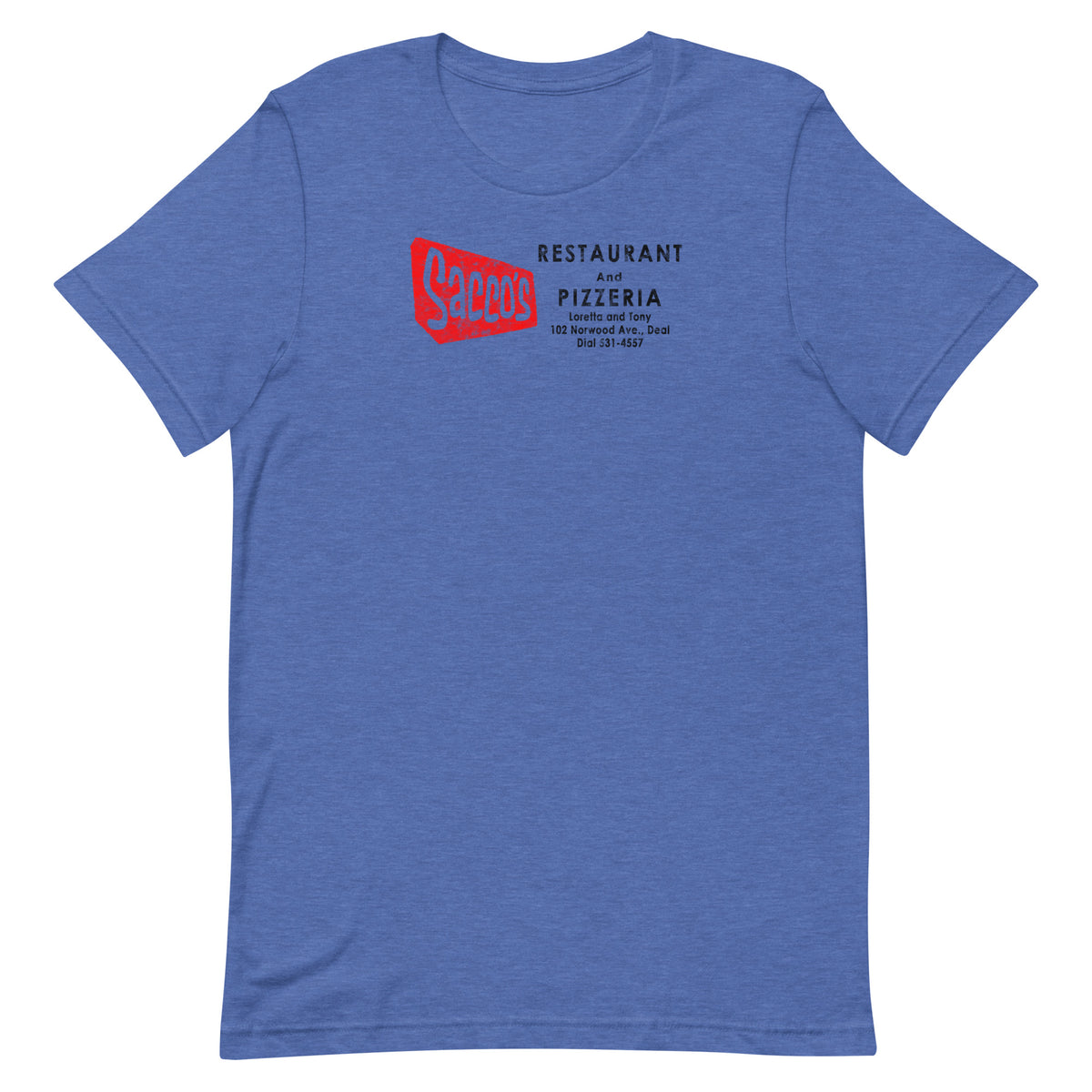 Sacco's Restaurant & Pizzaria - DEAL - Unisex t-shirt