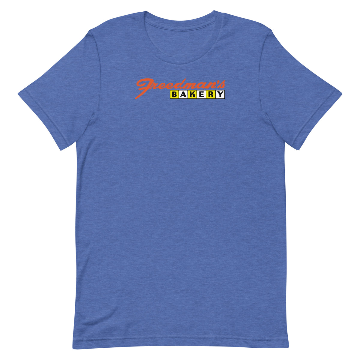 Freedman's Bakery - MULTIPLE LOCATIONS - Unisex t-shirt Heather True Royal
