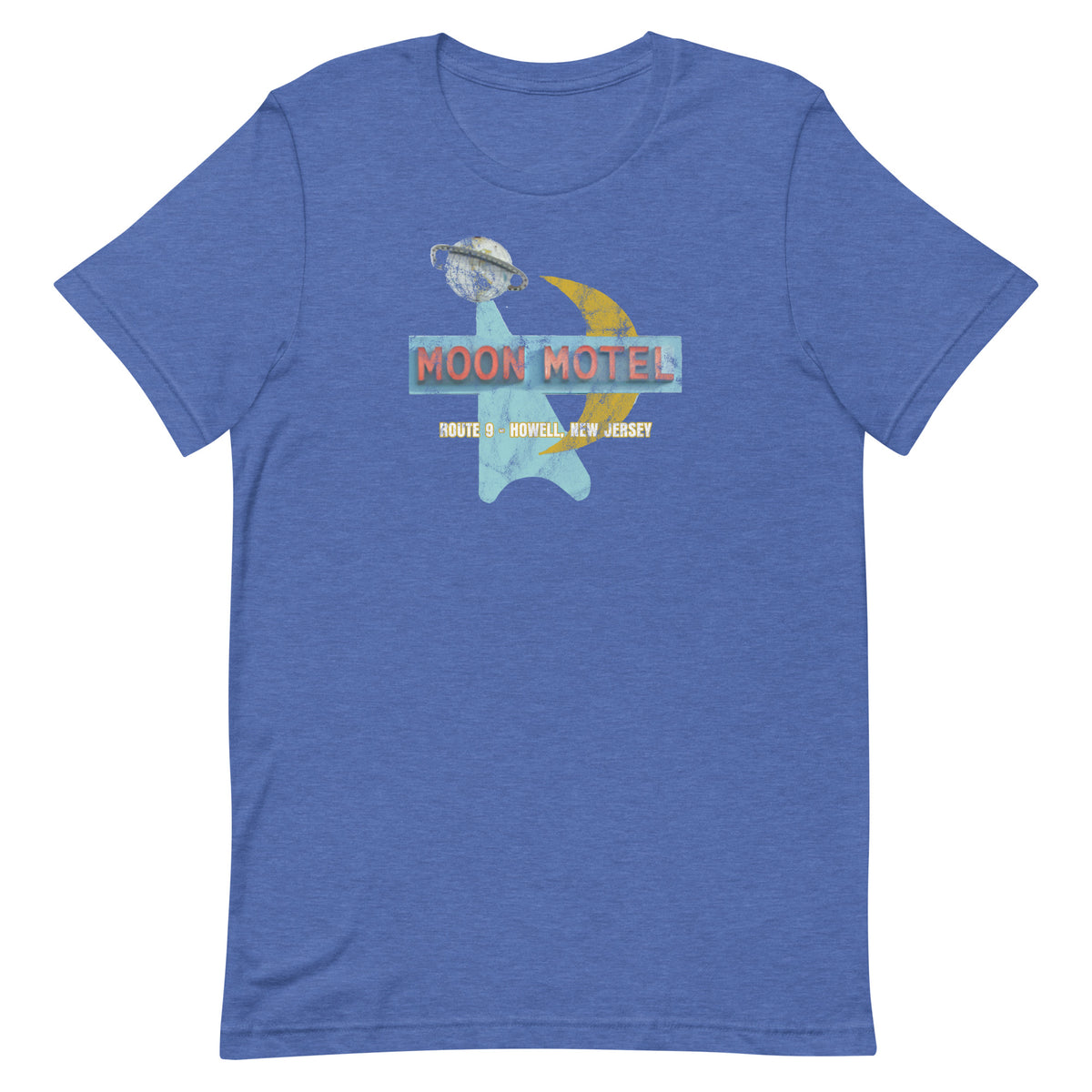 Moon Motel - HOWELL - Unisex t-shirt Heather True Royal
