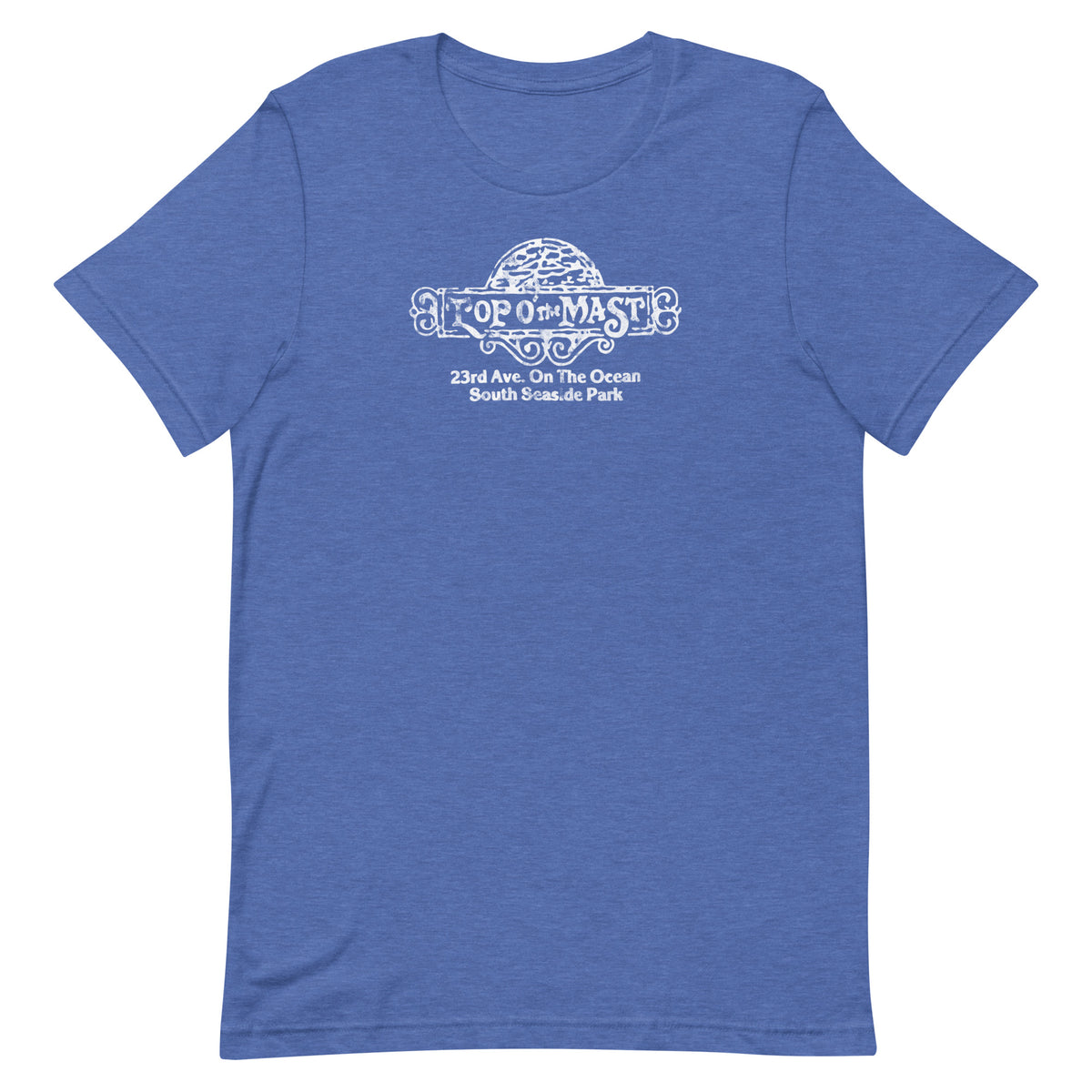Top O' The Mast - SEASIDE PARK - Unisex t-shirt Heather True Royal